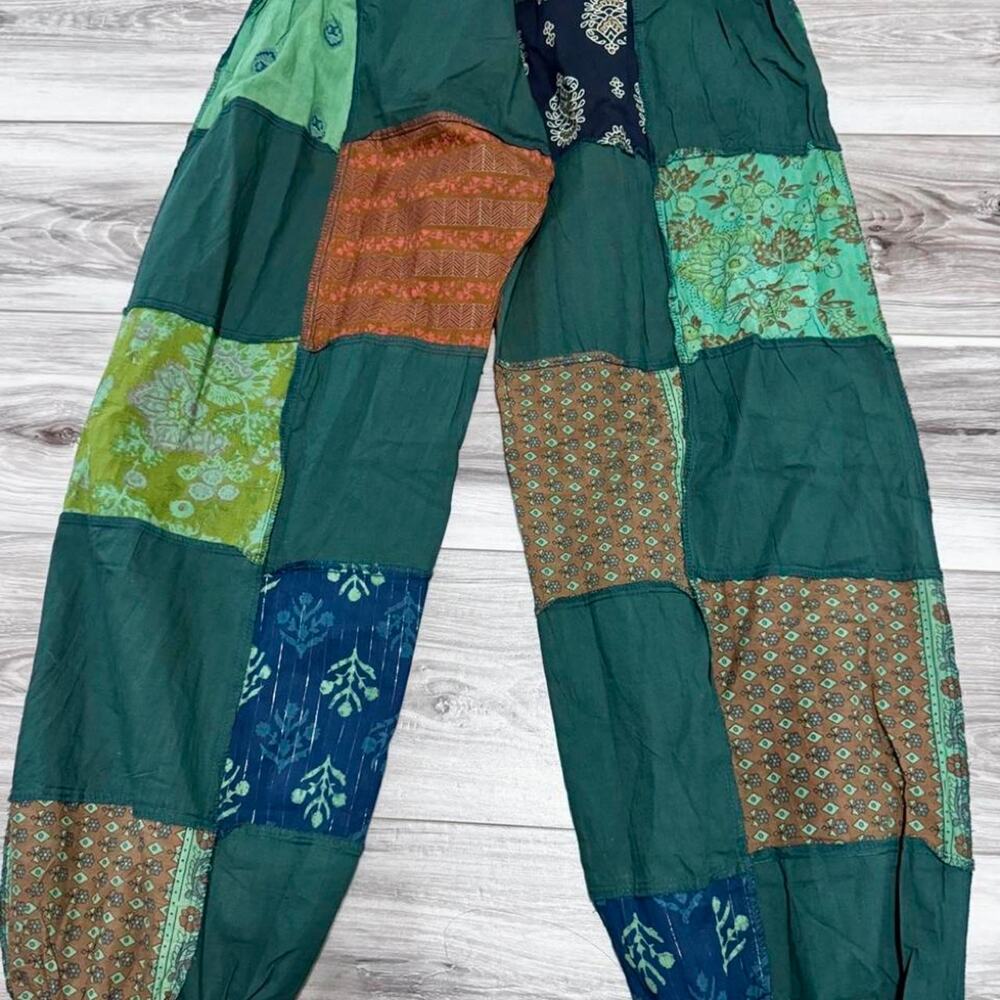 Rhea patchwork boho harem pants - Picture 4 of 4